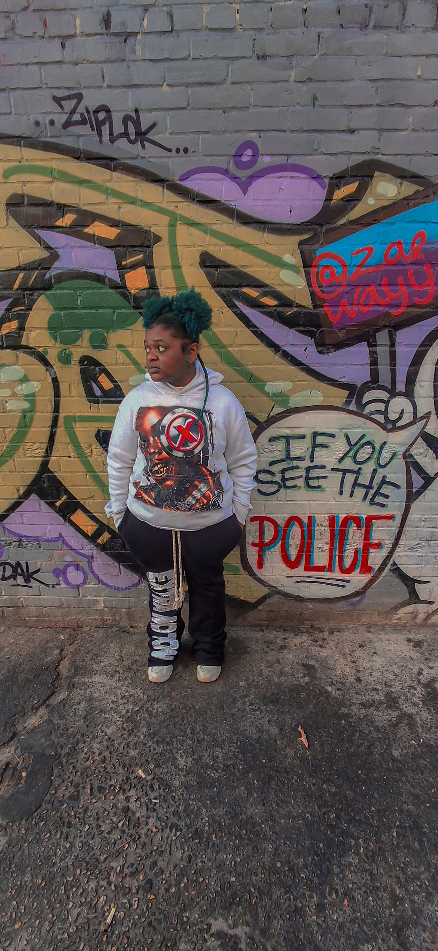 Sound like Motion "White hoodie"