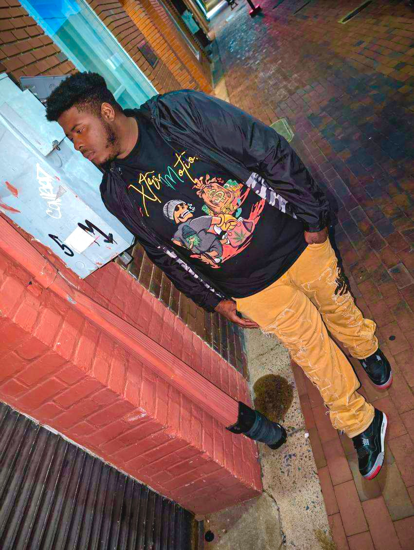 Extra Motion Running to that bag to it runs to me Shirt/Matches khaki Shorts