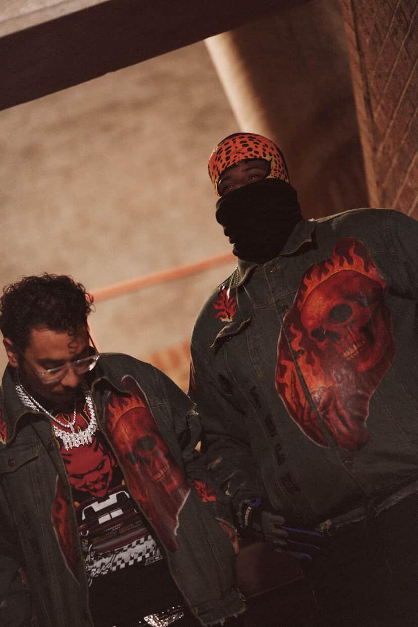 Acid wash denim Jean Jakcet